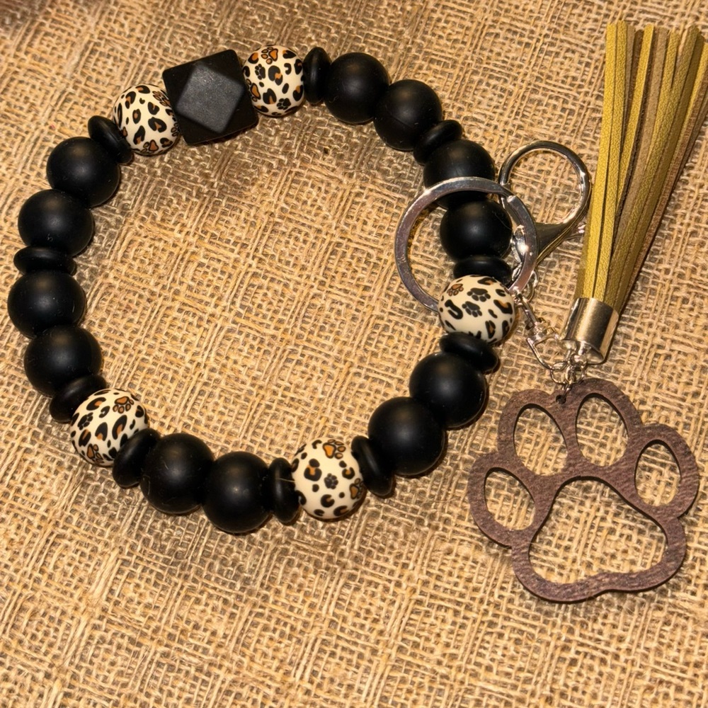 Handmade Wristlet Keychain